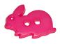 Preview: Kids buttons as rabbits in pink 18 mm 0,71 mm